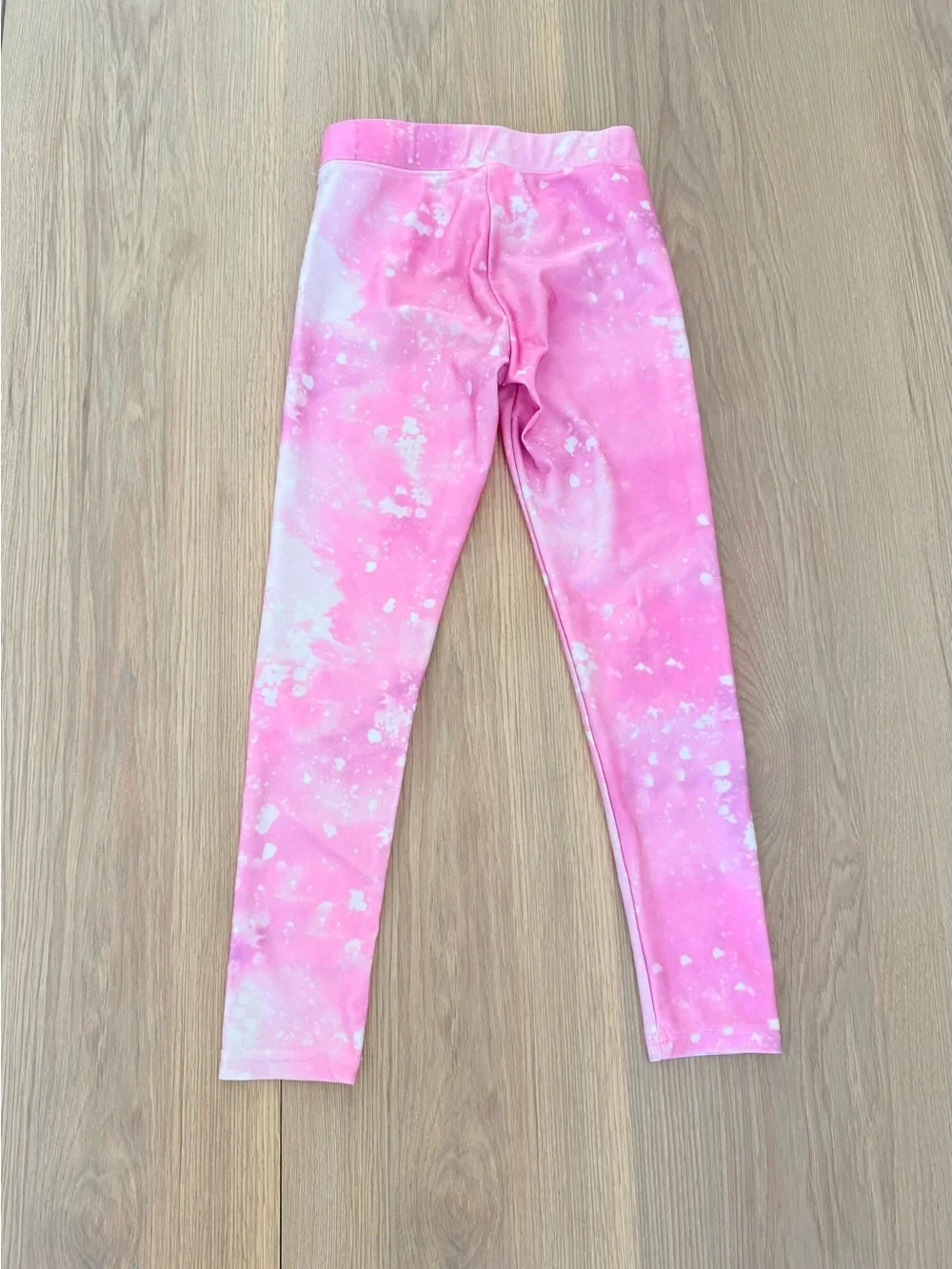 Justice Pink Splatter-Print Girls' Leggings-Girls 8